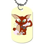 Cute cat Dog Tag (One Side)