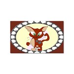 Cute cat Sticker Rectangular (100 pack)