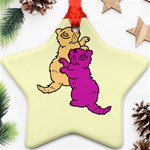 Cute Kittens Ornament (Star)
