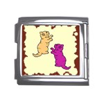 Cute Kittens Mega Link Italian Charm (18mm)
