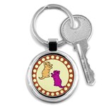 Cute Kittens Key Chain (Round)