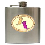 Cute Kittens Hip Flask (6 oz)