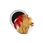 Sitting cat 2 1.75  Magnet