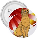 Sitting cat 2 3  Button