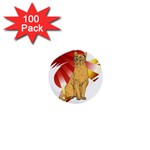 Sitting cat 2 1  Mini Button (100 pack) 