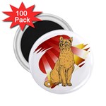 Sitting cat 2 2.25  Magnet (100 pack) 