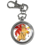 Sitting cat 2 Key Chain Watch
