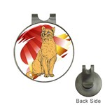 Sitting cat 2 Golf Ball Marker Hat Clip