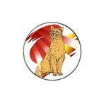 Sitting cat 2 Hat Clip Ball Marker