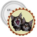 Yawning kitten 3  Button