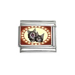 Yawning kitten Italian Charm (9mm)