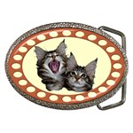 Yawning kitten Belt Buckle