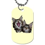 Yawning kitten Dog Tag (One Side)