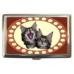 Yawning kitten Cigarette Money Case