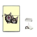 Yawning kitten Flip Top Lighter