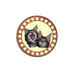 Yawning kitten Hat Clip Ball Marker (10 pack)