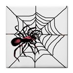 Spider in web Tile Coaster