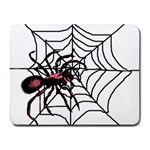 Spider in web Small Mousepad