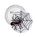 Spider in web 2.25  Button
