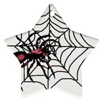 Spider in web Ornament (Star)