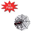 Spider in web 1  Mini Magnet (10 pack) 