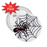 Spider in web 2.25  Button (10 pack)