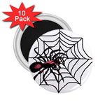 Spider in web 2.25  Magnet (10 pack)