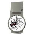 Spider in web Money Clip (Round)