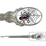 Spider in web Letter Opener