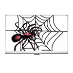 Spider in web Business Card Holder