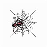 Spider in web Travel Alarm Clock