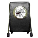 Spider in web Pen Holder Desk Clock