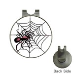 Spider in web Golf Ball Marker Hat Clip