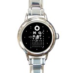 Design0541 Round Charm Watch