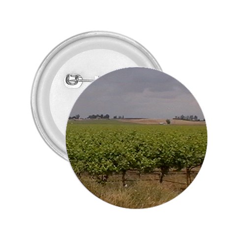 Vineyard Under the Clouds 2.25  Button from ArtsNow.com Front