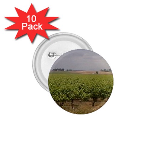 Vineyard Under the Clouds 1.75  Button (10 pack)  from ArtsNow.com Front