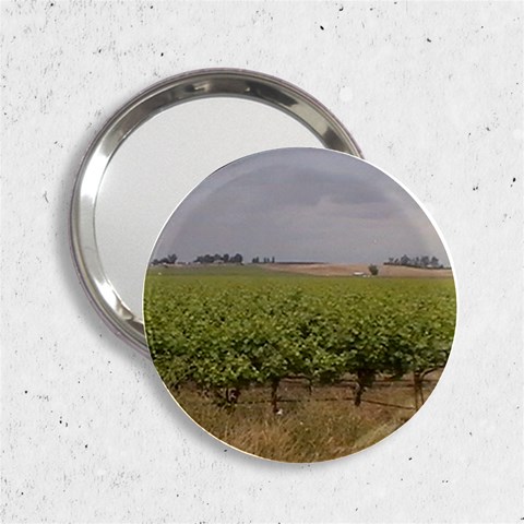 Vineyard Under the Clouds 2.25  Handbag Mirror from ArtsNow.com Front