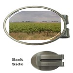 Vineyard Under the Clouds Money Clip (Oval)