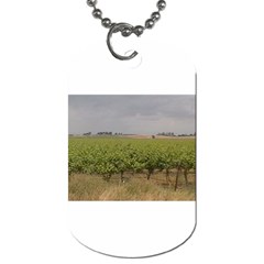 Vineyard Under the Clouds Dog Tag (Two Sides) from ArtsNow.com Back