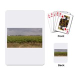 Vineyard Under the Clouds Playing Cards Single Design