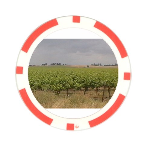 Vineyard Under the Clouds Poker Chip Card Guard from ArtsNow.com Front