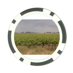 Vineyard Under the Clouds Poker Chip Card Guard from ArtsNow.com Back