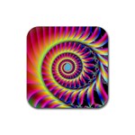 fractal18coaster Rubber Coaster (Square)