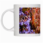  Purple Baby s Breath and Dried Orange Protea  by Ruth Edward Anderson - White Mug