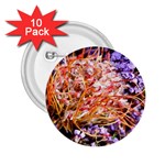  Purple Baby s Breath and Dried Orange Protea  by Ruth Edward Anderson - 2.25  Button (10 pack)