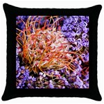  Purple Baby s Breath and Dried Orange Protea  by Ruth Edward Anderson - Throw Pillow Case (Black)