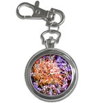  Purple Baby s Breath and Dried Orange Protea  by Ruth Edward Anderson - Key Chain Watch