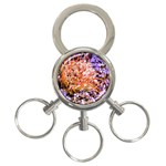  Purple Baby s Breath and Dried Orange Protea  by Ruth Edward Anderson - 3-Ring Key Chain