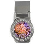  Purple Baby s Breath and Dried Orange Protea  by Ruth Edward Anderson - Money Clip (CZ)