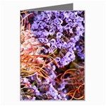  Purple Baby s Breath and Dried Orange Protea  by Ruth Edward Anderson - Greeting Card